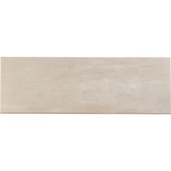 GoodHome Faïence murale effet travertin ivoire mat L.60 x l.20 cm x ép.9,4 mm, Soft Travertin- Carrelage Mural Pour Wc|Faïence Effet Pierre