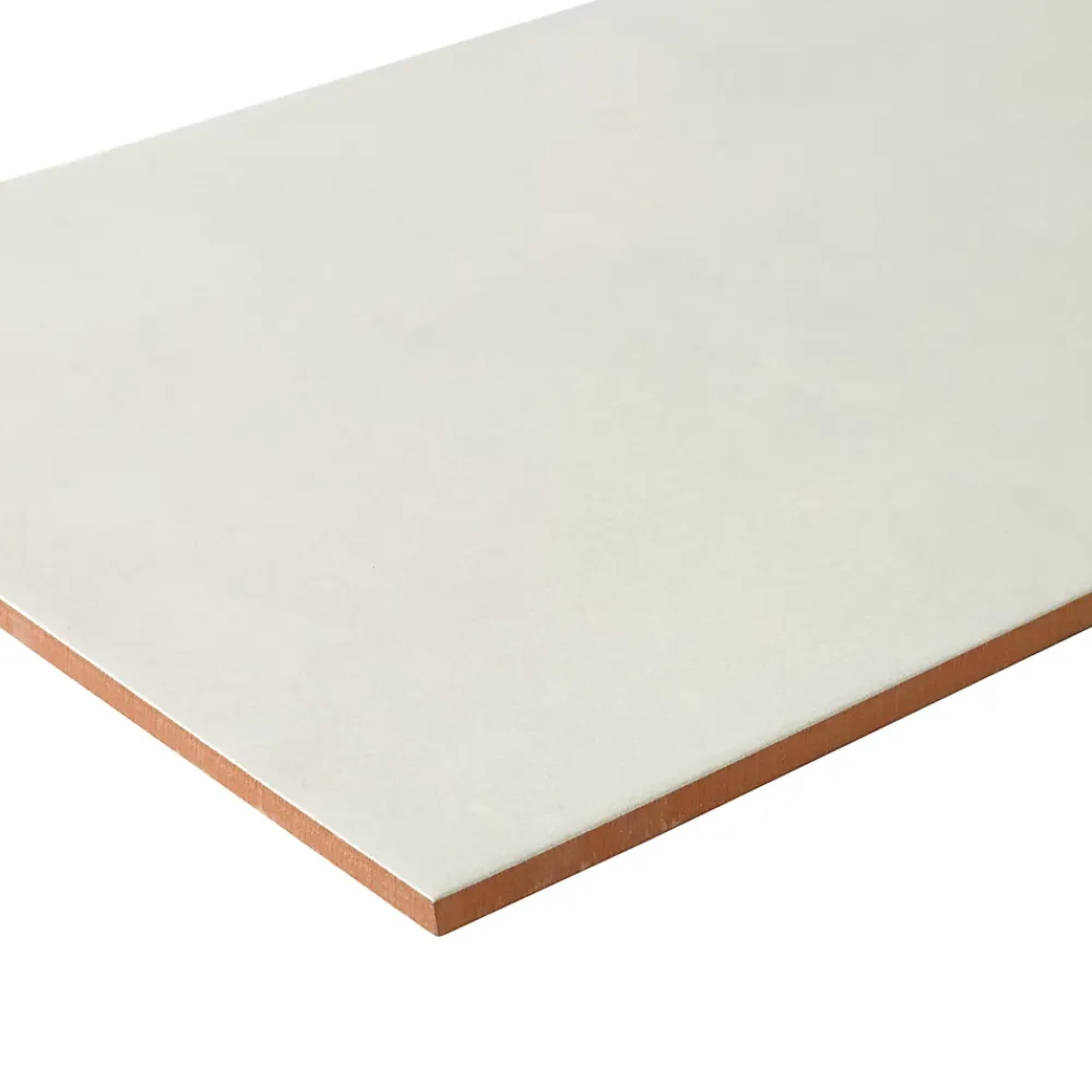 Alaplana Faïence Effet Béton|Faïence Pour Cuisine<Faïence murale en terre cuite effet béton blanc mat L.60 x l.30 cm x ép.8,5 mm, Taris
