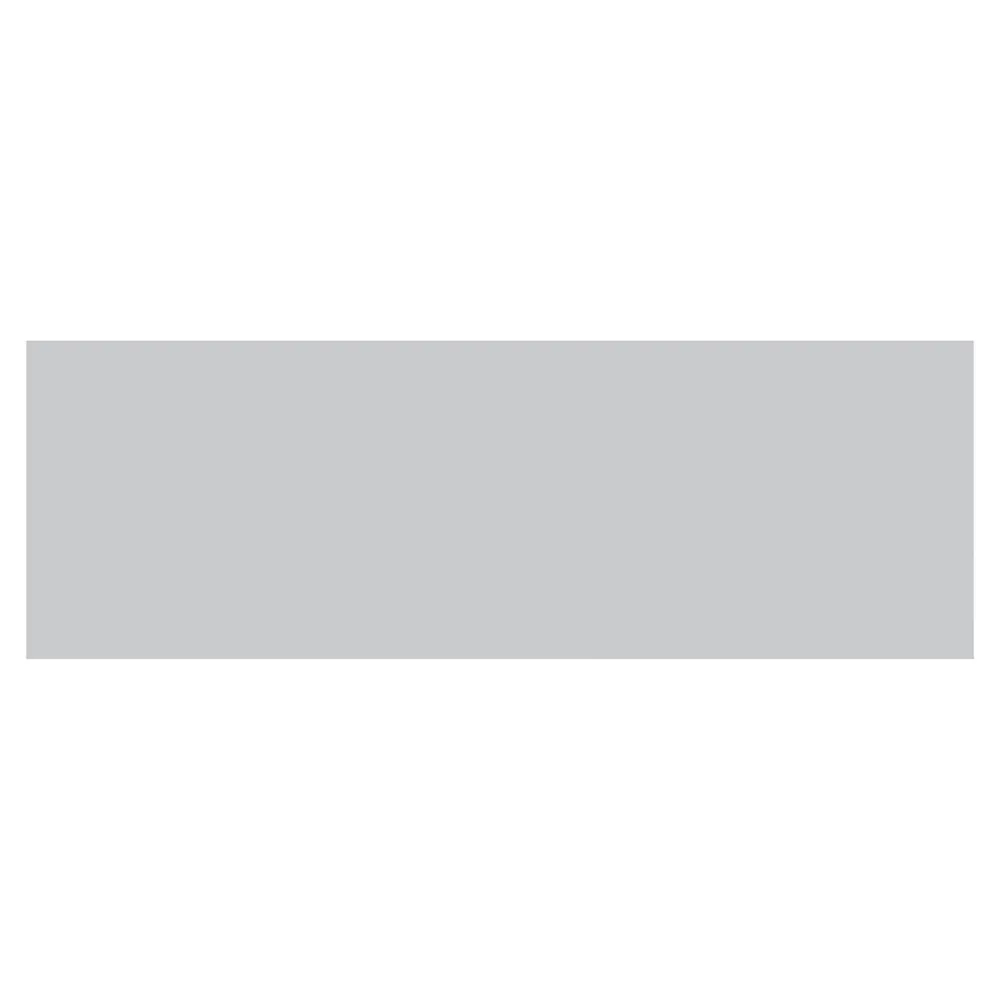 GoodHome Faïence Unie|Faïence Pour Douche<Faïence murale gris clair satiné L.60 x l.20 cm x ép.8,3 mm, Plain