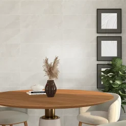 Baldocer Faïence murale gris effet marbre brillant L.90 x l.30 cm x ép.10,5 mm, Balmoral- Faïence Effet Marbre|Carrelage Mural Effet Marbre