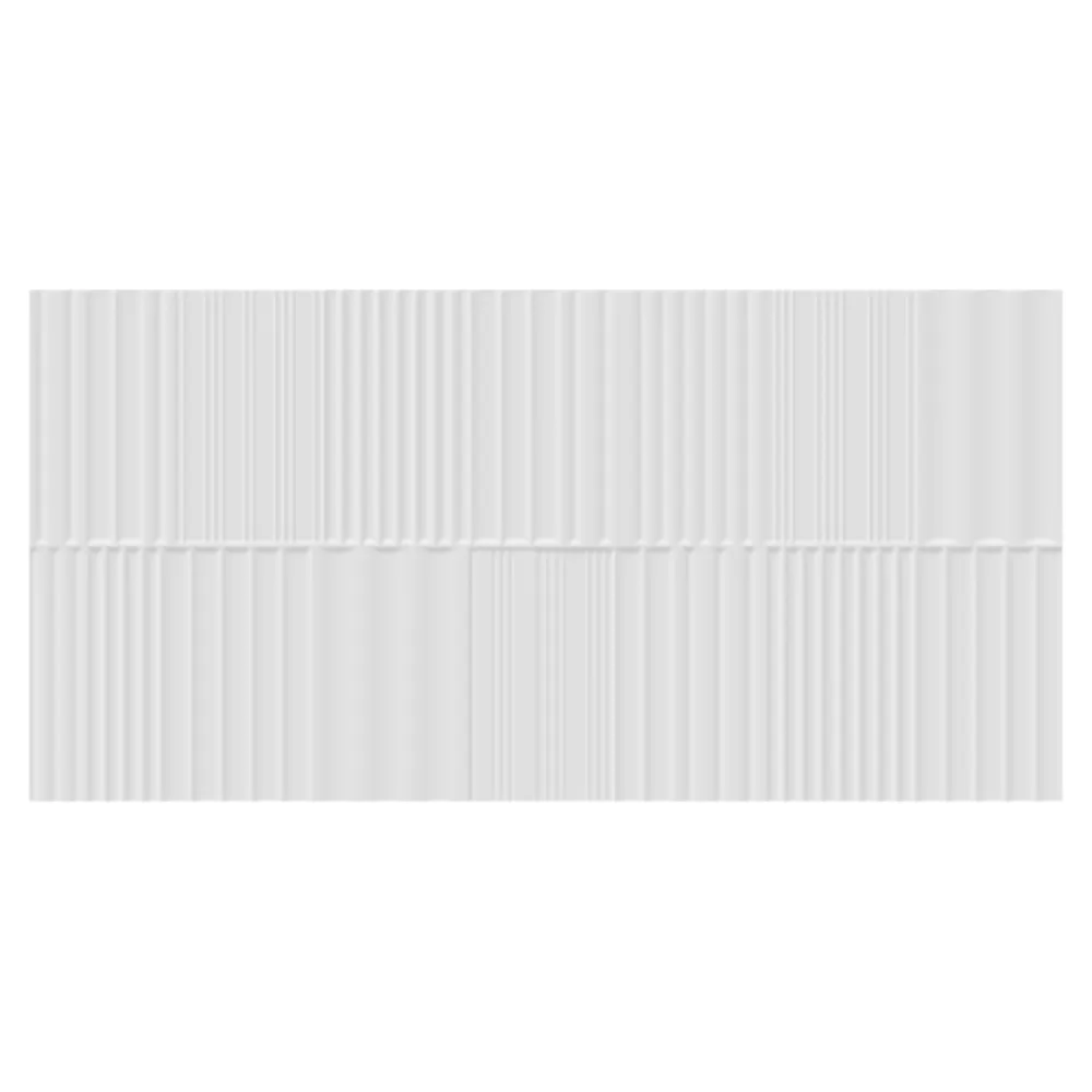 GoodHome Faïence Unie|Faïence Pour Wc<Faïence murale intérieur blanc brillant à motif L.60 x l.30 cm x ép.7 mm, Colville