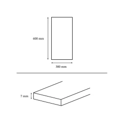 GoodHome Faïence Unie|Faïence Pour Wc<Faïence murale intérieur blanc brillant à motif L.60 x l.30 cm x ép.7 mm, Colville