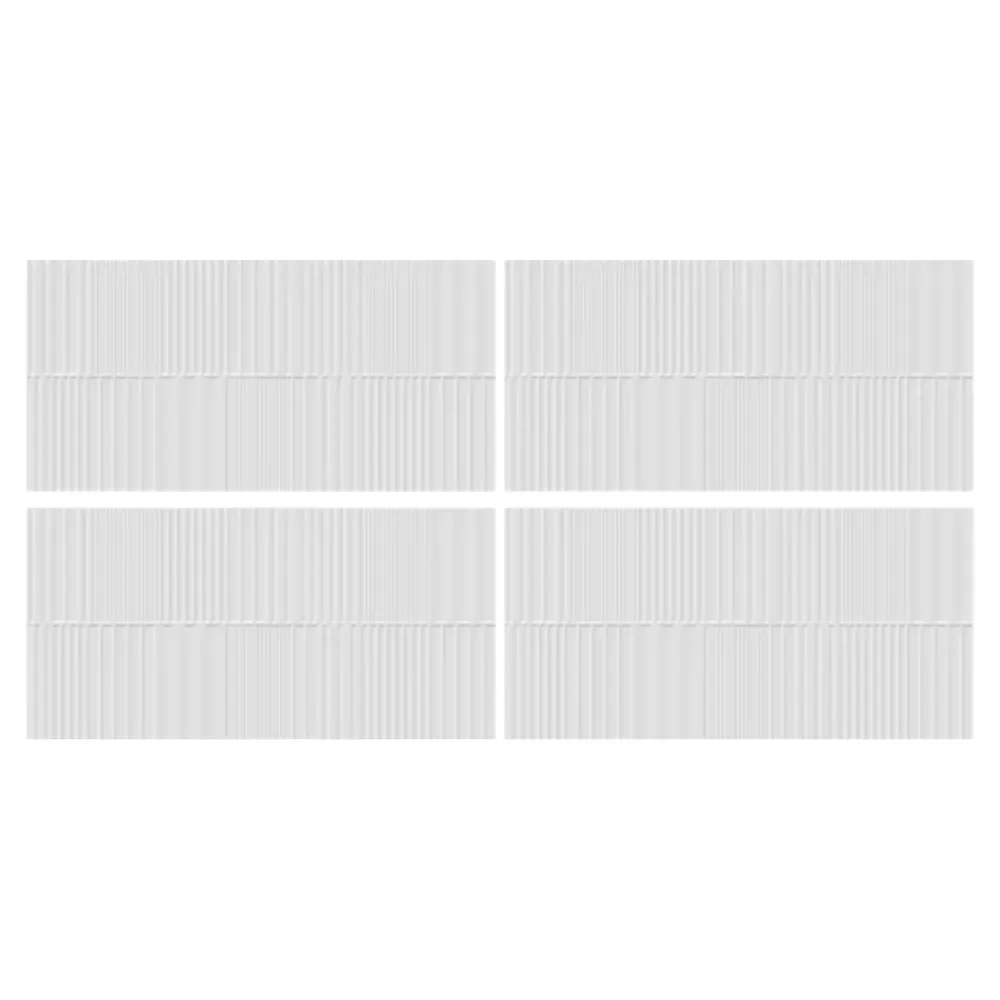 GoodHome Faïence Unie|Faïence Pour Wc<Faïence murale intérieur blanc brillant à motif L.60 x l.30 cm x ép.7 mm, Colville