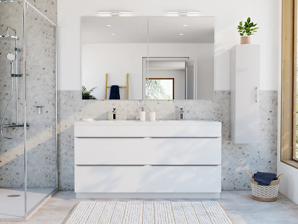 Mykonos Faïence murale intérieur effet pierre ivoire mat L.75 x l.25 cm x ép.9 mm, GeoTech- Carrelage Mural Pour Douche|Carrelage Mural Pour Cuisine