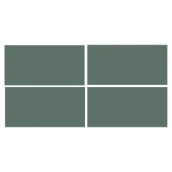 GoodHome Faïence murale intérieur vert satiné L.60 x l.30 cm x ép.7 mm, Colville- Carrelage Mural Pour Douche|Carrelage Mural Pour Cuisine