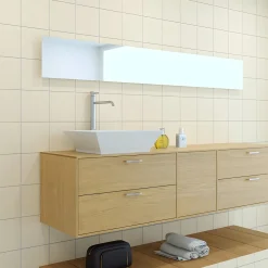 Faïence Unie|Faïence Pour Douche<Faïence murale unie blanc crème satin L.20 x l.20 cm, Monocolor