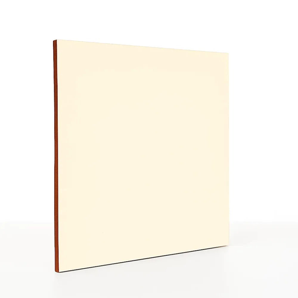 Faïence Unie|Faïence Pour Douche<Faïence murale unie blanc crème satin L.20 x l.20 cm, Monocolor