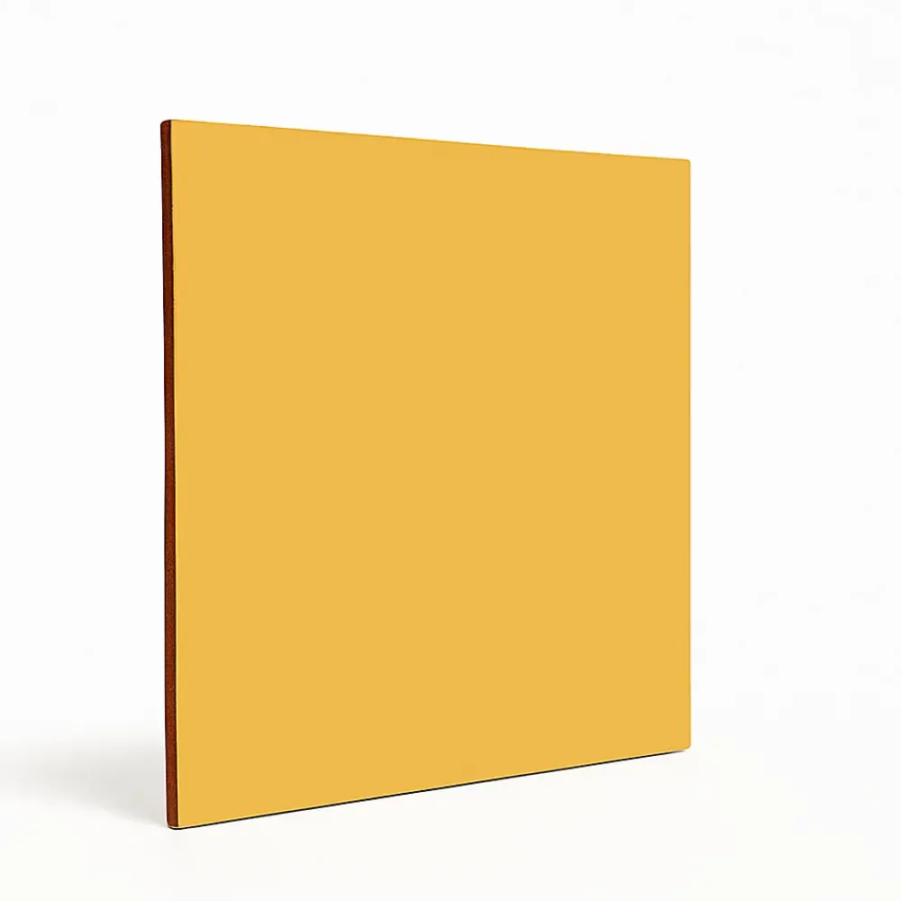 Faïence Unie|Carrelage Mural Pour Wc<Faïence murale unie jaune moutarde satin L.20 x l.20 cm, Monocolor