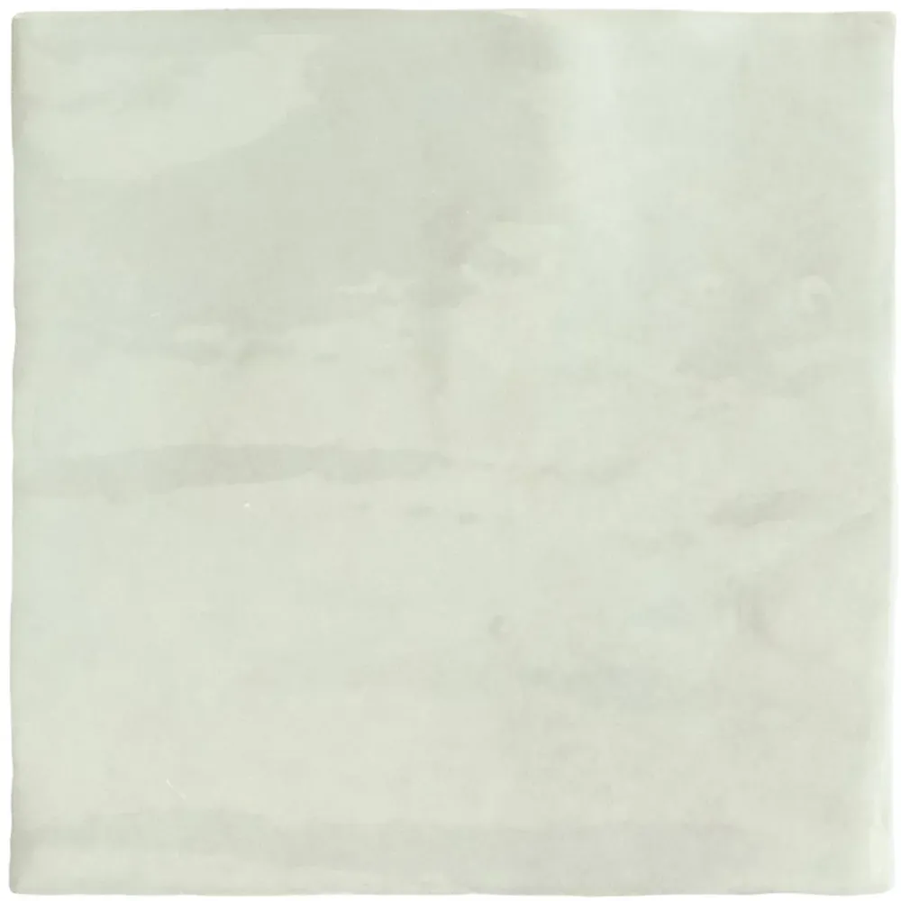 Equipe Ceramica Faïence Unie|Faïence Pour Wc<Faïence murale unie vert d'eau brillant L.10 x l.10 cm x ép.8 mm, Twist