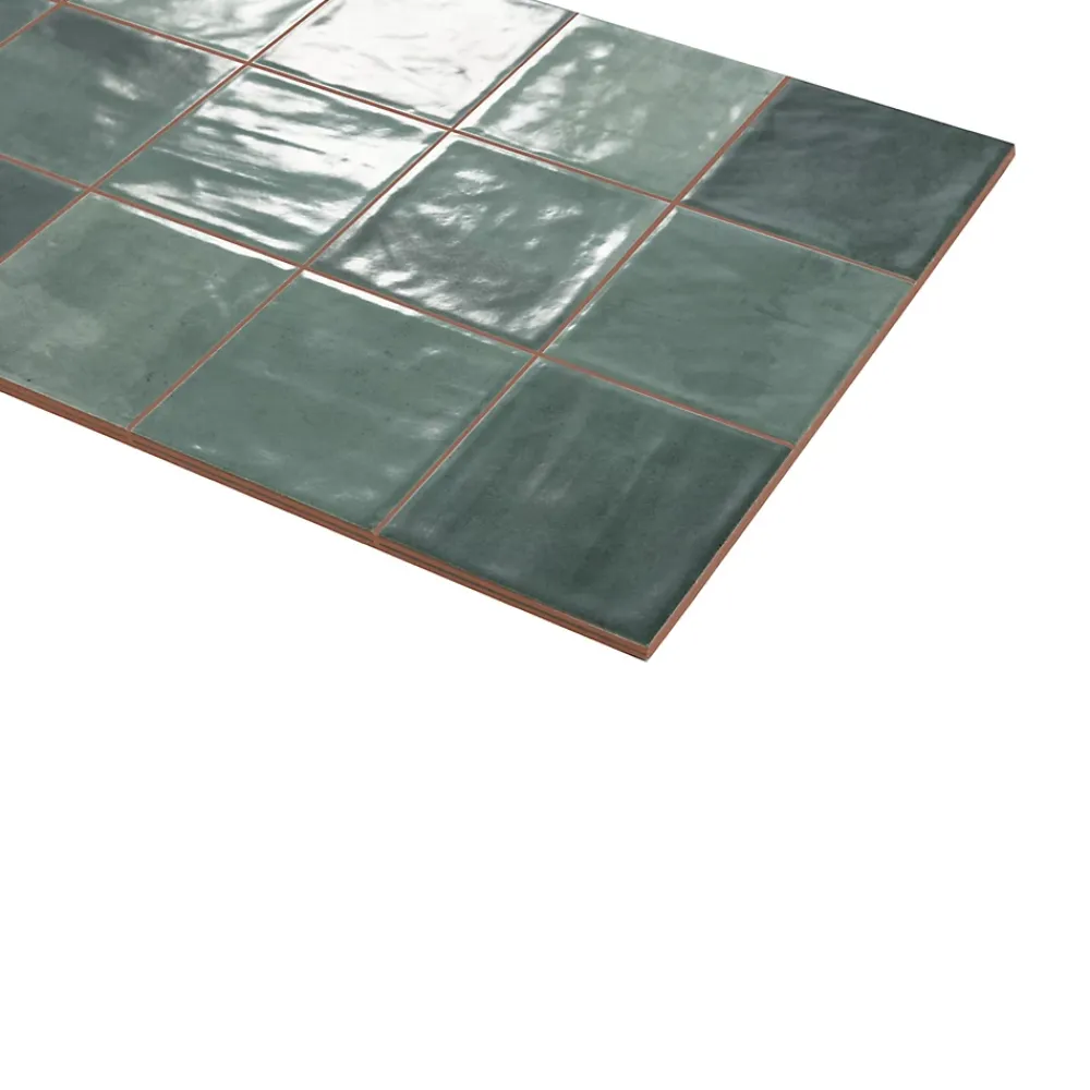 Ecoceramic Faïence murale vert brillant L.60 x l.31,6 cm x ép.9 mm, Soul- Faïence Unie|Faïence Pour Wc