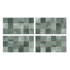 Ecoceramic Faïence murale vert brillant L.60 x l.31,6 cm x ép.9 mm, Soul- Faïence Unie|Faïence Pour Wc