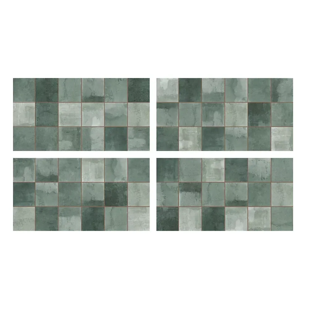 Ecoceramic Faïence murale vert brillant L.60 x l.31,6 cm x ép.9 mm, Soul- Faïence Unie|Faïence Pour Wc