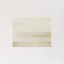 Les Carreaux De Jean  Faience Effet Zellige Beige Clair MASSIMO Almonde 5x40cm - Les Carreaux de Jean- Faïence Pour Cuisine|Faïence Pour Douche