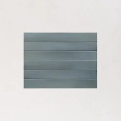 Les Carreaux De Jean Faïence Pour Cuisine<Faience Effet Zellige Bleu MASSIMO Smoke Blue 5x40cm - Les Carreaux de Jean