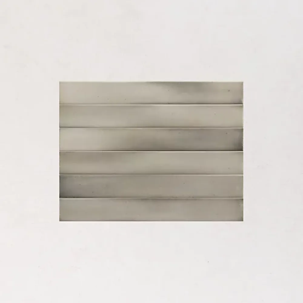 Les Carreaux De Jean Faïence Pour Pièce À Vivre<Faience Effet Zellige Gris MASSIMO Skylon Grey 5x40cm - Les Carreaux de Jean