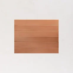 Les Carreaux De Jean  Faïence Pour Cuisine|Faïence Pour Douche<Faience Effet Zellige Terracotta MASSIMO Cotto 5x40cm - Les Carreaux de Jean