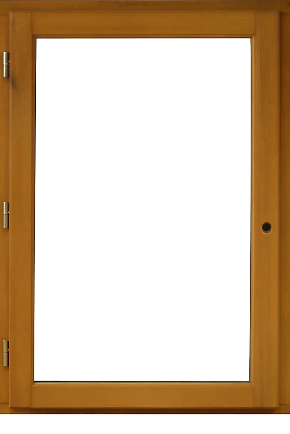 Gd Menuiseries Fenetre Bois 1 Vantail H115 X L60 Côte Tableau Tirant Gauche- Fenêtre Bois