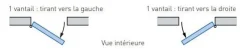 Gd Menuiseries Fenetre Bois 1 Vantail H105 X L60 Côte Tableau Tirant Droite- Fenêtre Bois