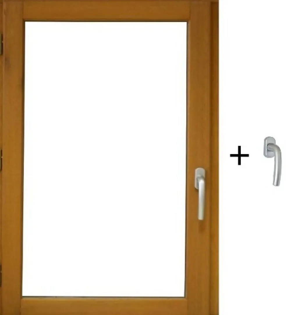 Gd Menuiseries Fenetre Bois 1 Vantail H95 X L60 Côte Tableau Tirant Gauche, Poignee (ref 010220f9)- Fenêtre Bois