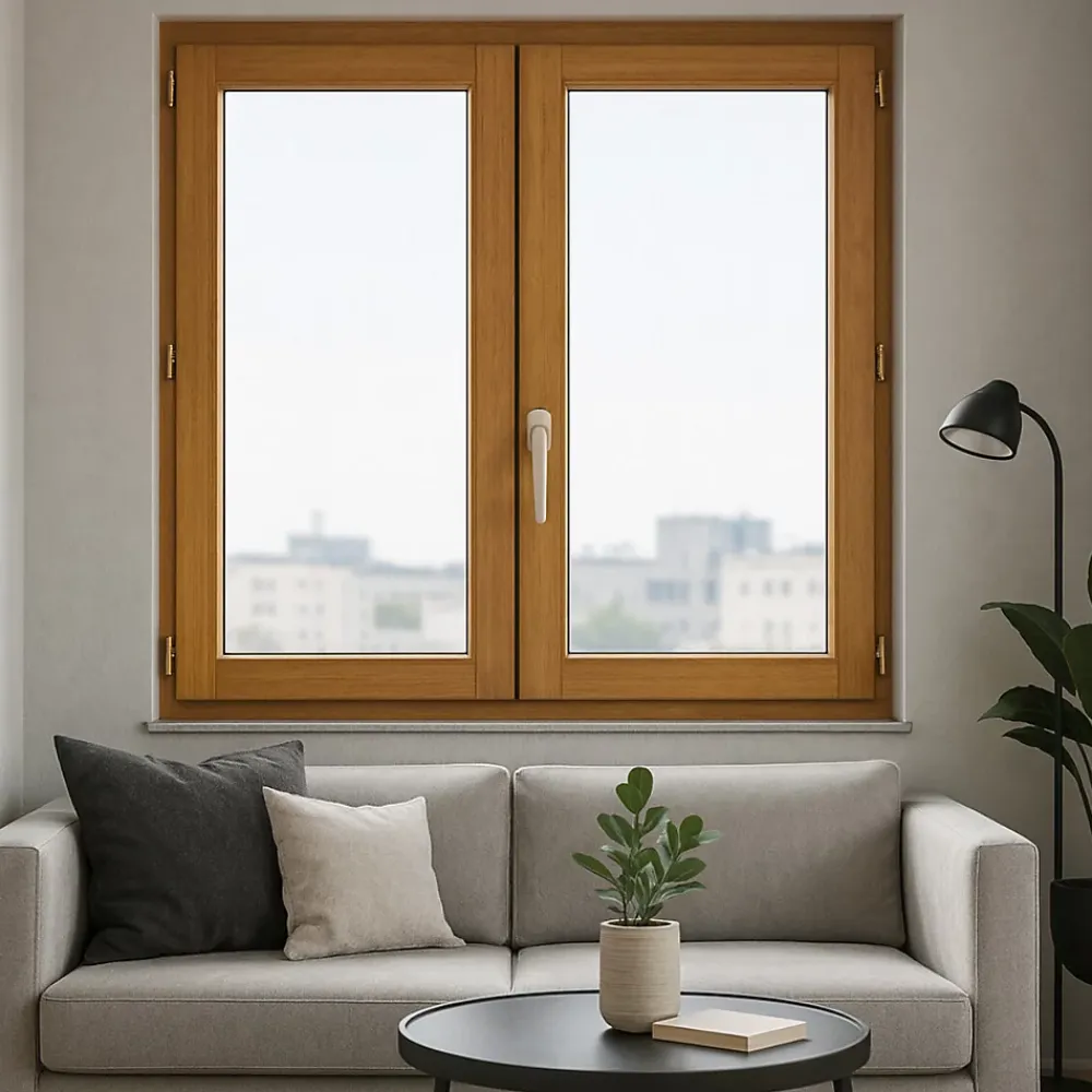 Gd Menuiseries Fenêtre Bois<Fenetre Bois 2 Vantaux H60 X L90 Côte Tableau, Poignee (ref 010220f9)