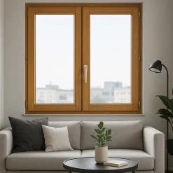 Gd Menuiseries Fenêtre Bois<Fenetre Bois 2 Vantaux H135 X L90 Côte Tableau