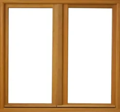Gd Menuiseries Fenêtre Bois<Fenetre Bois 2 Vantaux H60 X L120 Côte Tableau, Poignee (ref 010220f9)