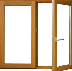 Gd Menuiseries Fenetre Bois 2 Vantaux H165 X L80 Côte Tableau- Fenêtre Bois