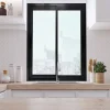 Gd Menuiseries Fenêtre Aluminium<Fenetre Coulissante Aluminium H125 X L120 Gris Ral 7016 2 Vantaux