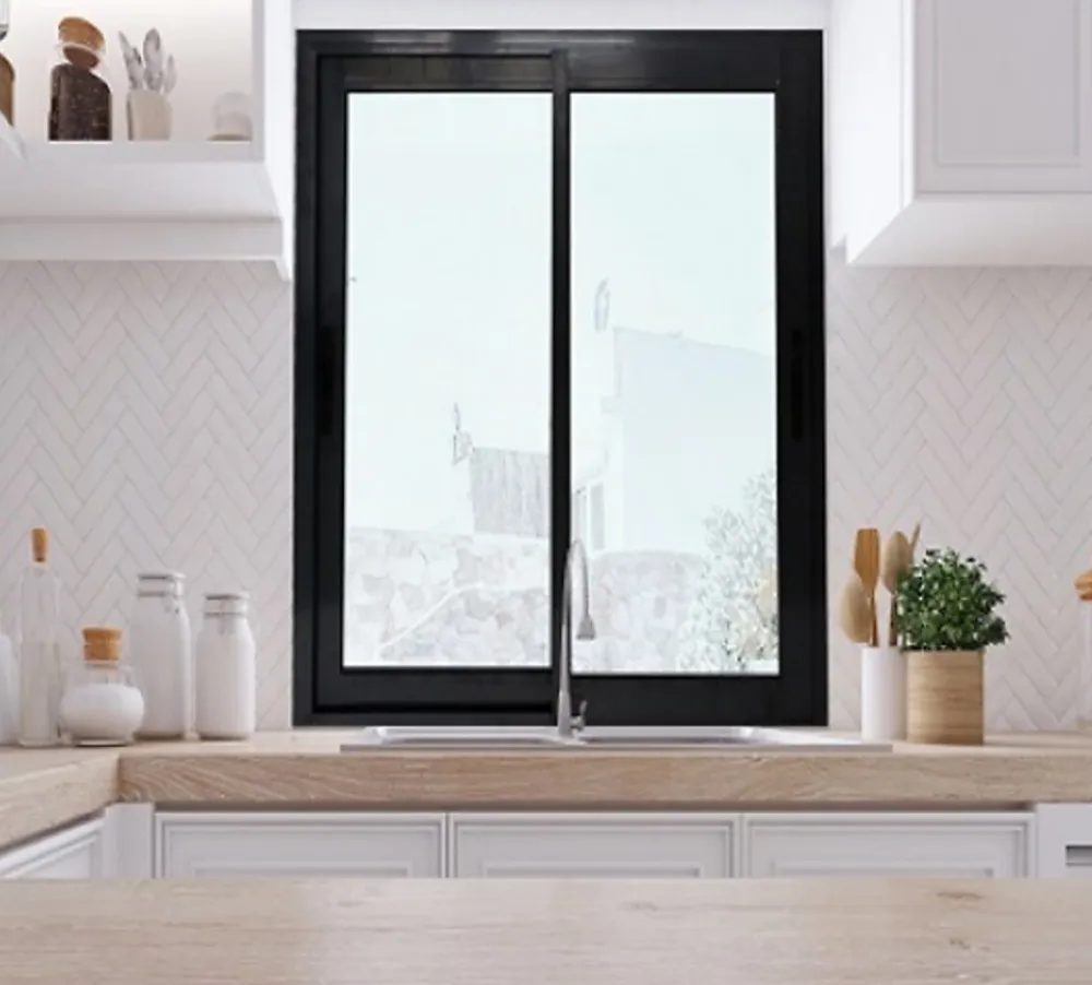 Gd Menuiseries Fenêtre Aluminium<Fenetre Coulissante Aluminium H125 X L120 Gris Ral 7016 2 Vantaux
