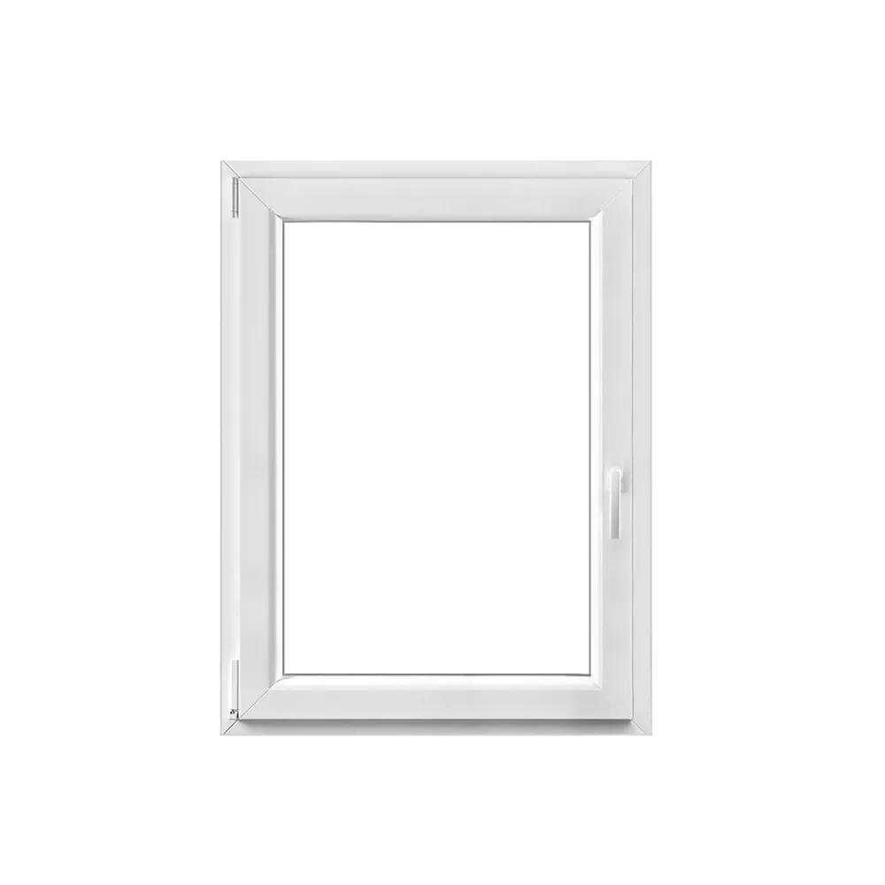 GoodHome Fenêtre Pvc<Fenêtre 1 vantail oscillo-battante, tirant gauche double vitrage en PVC blanc l.85 x H.108 cm