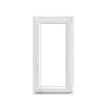 GoodHome Fenêtre 1 vantail oscillo-battante, tirant droit double vitrage en PVC blanc l.65 x H.118 cm- Fenêtre Pvc