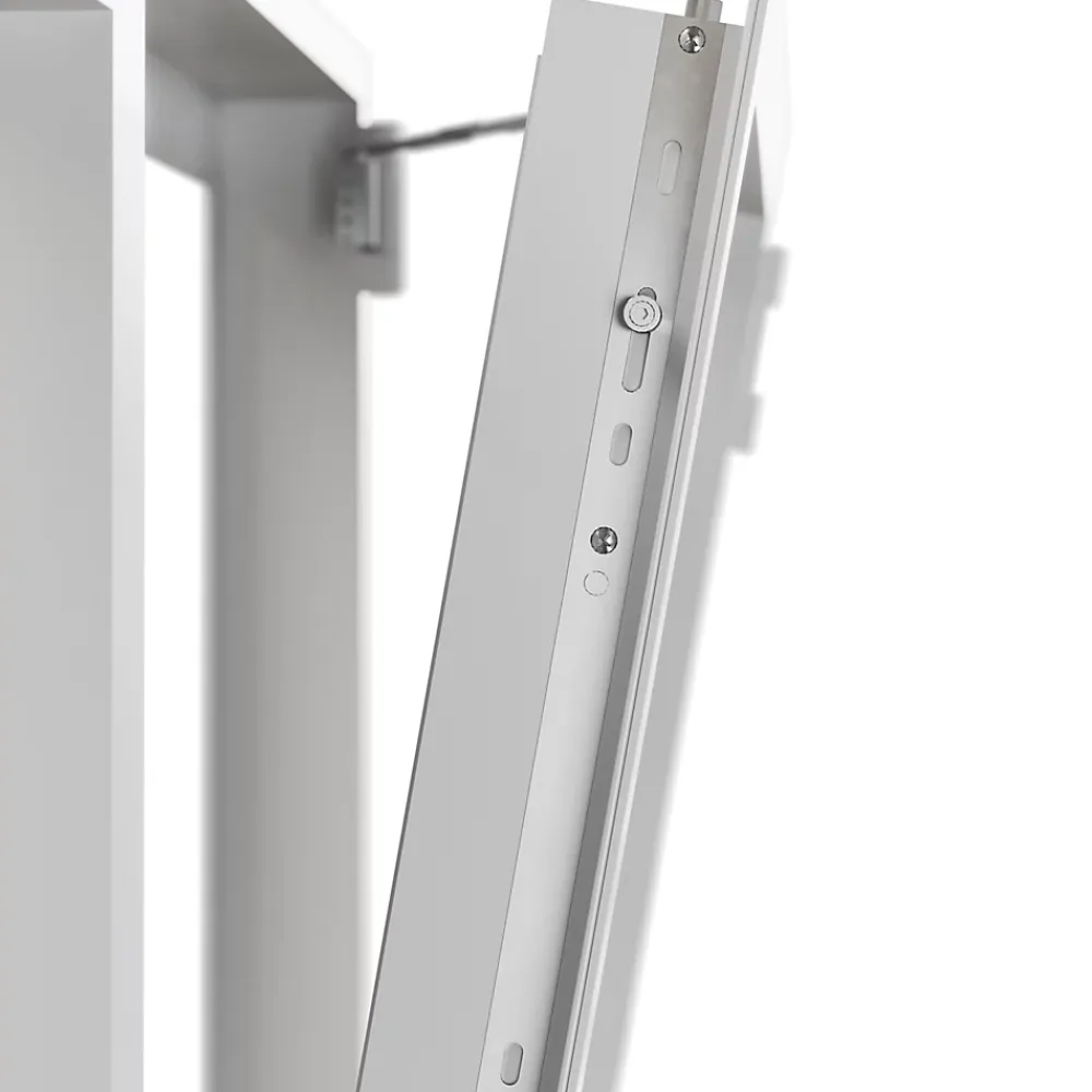 GoodHome Fenêtre 1 vantail oscillo-battante, tirant droit double vitrage en aluminium blanc l.63 x H.77 cm- Fenêtre Aluminium