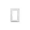 GoodHome Fenêtre Pvc<Fenêtre 1 vantail oscillo-battante, tirant droit double vitrage en PVC blanc l.55 x H.78 cm