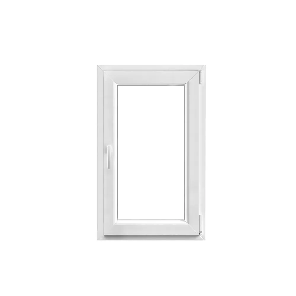 GoodHome Fenêtre Pvc<Fenêtre 1 vantail oscillo-battante, tirant droit double vitrage en PVC blanc l.65 x H.98 cm