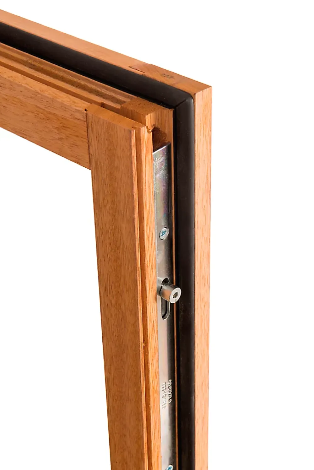 GoodHome Fenêtre Bois<Fenêtre 1 vantail tirant droit double vitrage en bois marron l.45 x H.47,8 cm