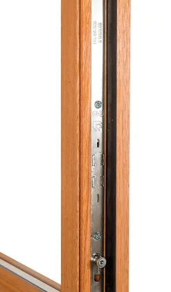 GoodHome Fenêtre Bois<Fenêtre 1 vantail tirant gauche double vitrage en bois marron l.65 x H.62,8 cm