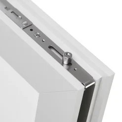 GoodHome Fenêtre Pvc<Fenêtre 2 vantaux oscillo-battante, tirant droit double vitrage en PVC blanc l.125 x H.158 cm