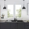 GoodHome Fenêtre 2 vantaux oscillo-battante, tirant droit double vitrage en PVC blanc l.105 x H.188 cm- Fenêtre Pvc