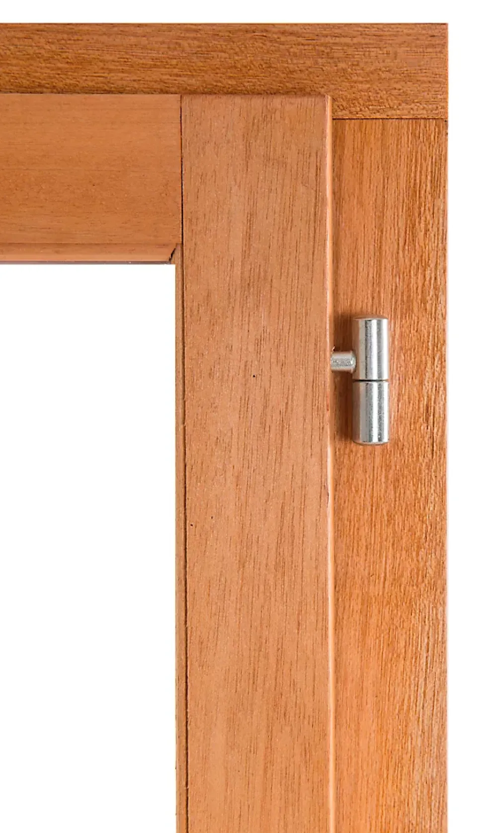 GoodHome Fenêtre Bois<Fenêtre 2 vantaux tirant droit double vitrage en bois marron l.105 x H.107,8 cm