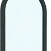3 in 1 Fenêtre Aluminium cintré un ventail ouvrant RAL 7016 ( L.: 110 cm x H.: 100 cm)- Fenêtre Aluminium