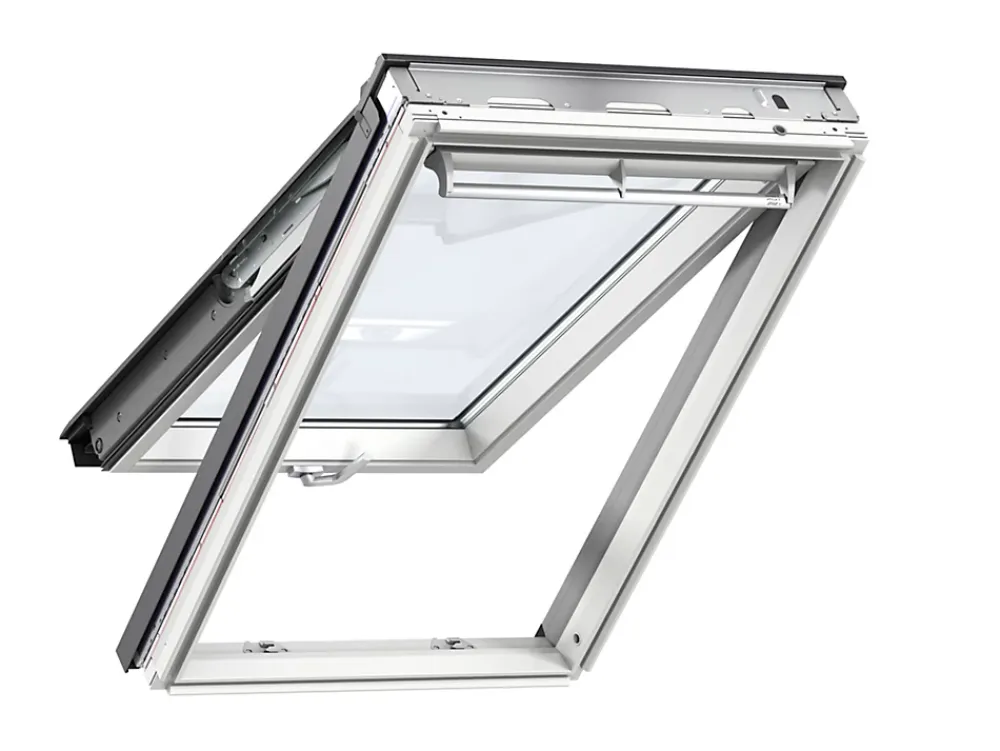 Velux Fenêtre de toit à projection Tout Confort Whitefinish - bois peint en blanc L. 114 x H. 118 cm (GPL 2057 SK06)- Velux Et Fenêtre De Toit