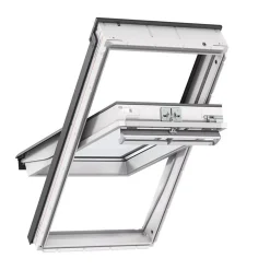 VELUX Fenêtre de toit à rotation GGU SK08 0057 L.114 x H.140 cm Tout confort EverFinish blanc- Velux Et Fenêtre De Toit