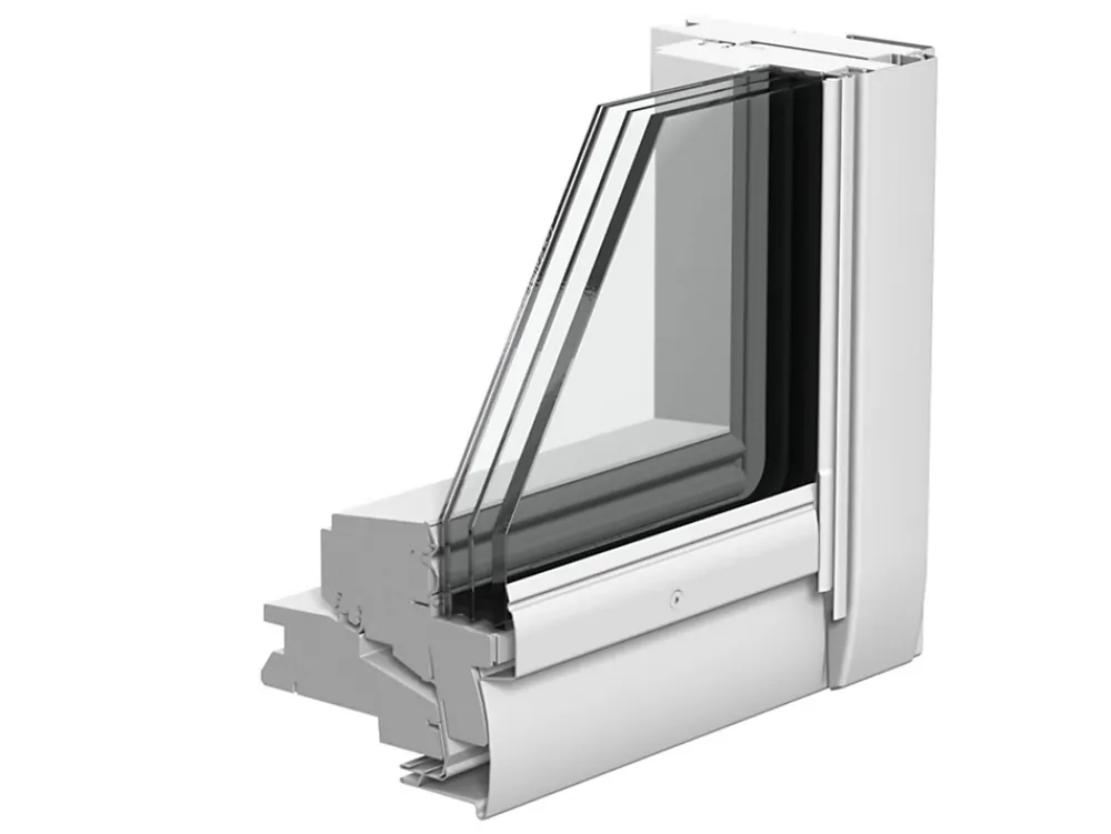 Velux Fenêtre de toit à rotation Triple vitrage - Whitefinish (bois peint en blanc) L. 114 x H. 140 cm (GGL 2062 SK08)- Velux Et Fenêtre De Toit
