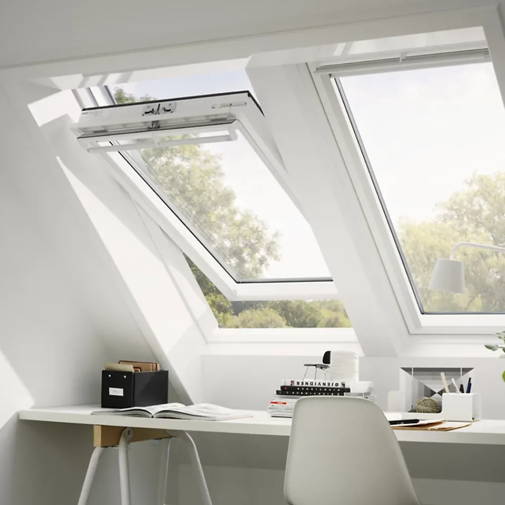 VELUX Velux Et Fenêtre De Toit<Fenêtre de toit à rotation GGU UK04 0076 L.134 x H.98 cm confort EverFinish blanc