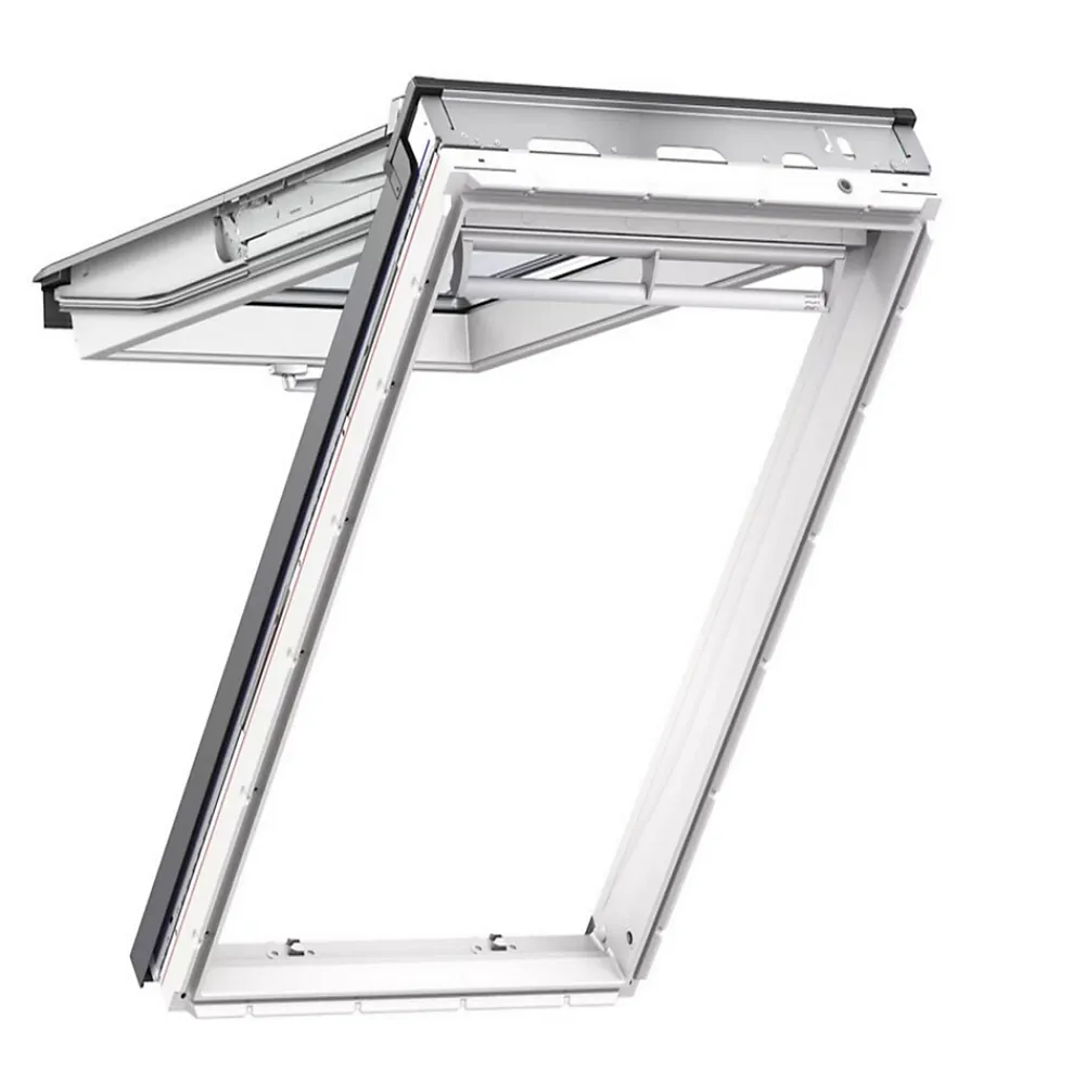 VELUX Fenêtre de toit à rotation GPU MK06 0057 L.78 x H.118 cm Tout confort EverFinish blanc- Velux Et Fenêtre De Toit