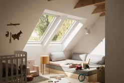 Velux Velux Et Fenêtre De Toit<Fenêtre de toit à rotation Tout Confort Whitefinish - bois peint en blanc L. 78 x H. 118 cm (GGL 2057 MK06)