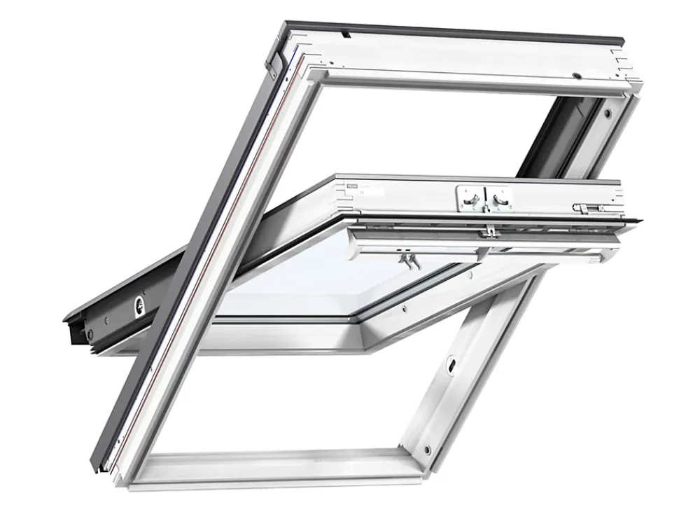 Velux Velux Et Fenêtre De Toit<Fenêtre de toit à rotation Confort Whitefinish - bois peint en blanc L. 78 x H. 98 cm (GGL 2076 MK04)
