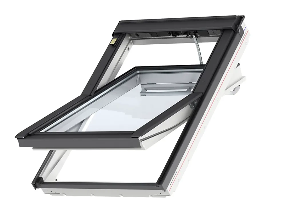 Velux Fenêtre de toit motorisée électrique GGU MK06 Integra® confort Everfinish - polyuréthane L. 78 x H. 118 cm- Velux Et Fenêtre De Toit