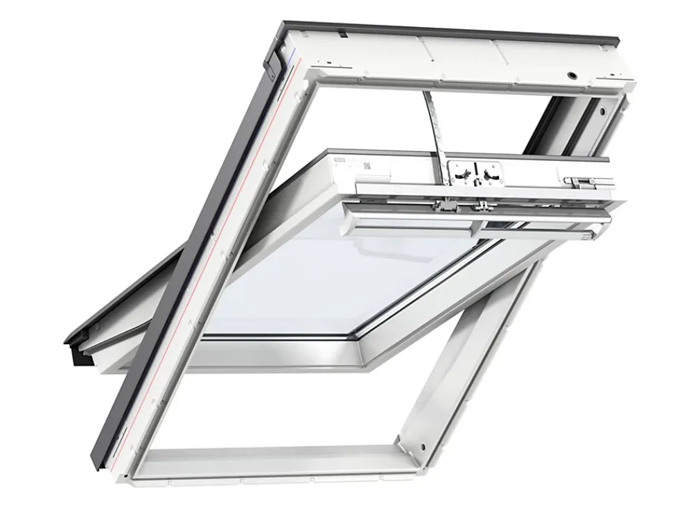 Velux Velux Et Fenêtre De Toit<Fenêtre de toit motorisée électrique GGU CK04 Integra® confort Everfinish - polyuréthane L. 55 x H. 98 cm