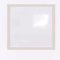 GoodHome Fenêtre fixe double vitrage en aluminium blanc l.123 x H.107 cm- Fenêtre Aluminium